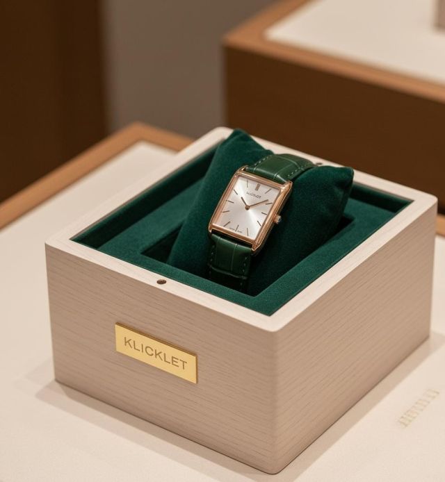 SLIK OLIVE GREEN WATCH